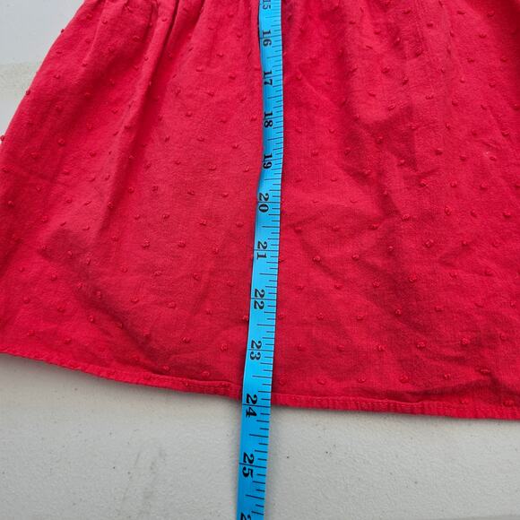 Embroidered Peplum Sleeveless Top Red Johnny Was Look Boho Hippie Folk Small - Picture 5 of 6